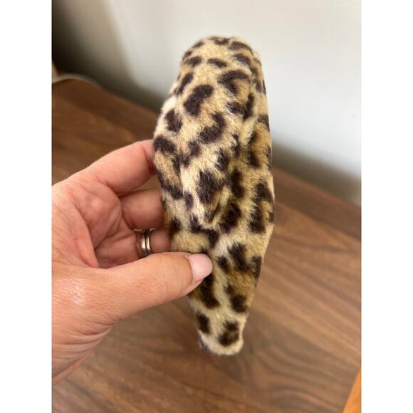 NEW Lele Sadoughi Veronica Fleece Knotted Bow Headband Women's One Size - Picture 5 of 9